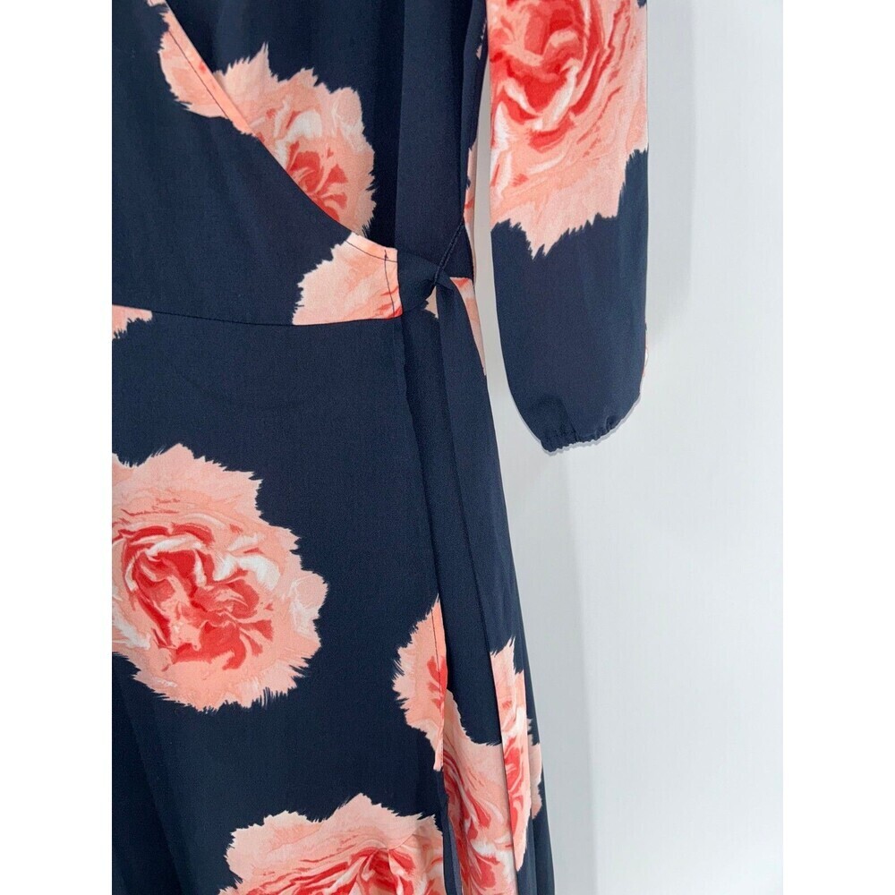 Women's Bar III Floral Flounce Wrap Dress Size XS - Picture 5 of 7